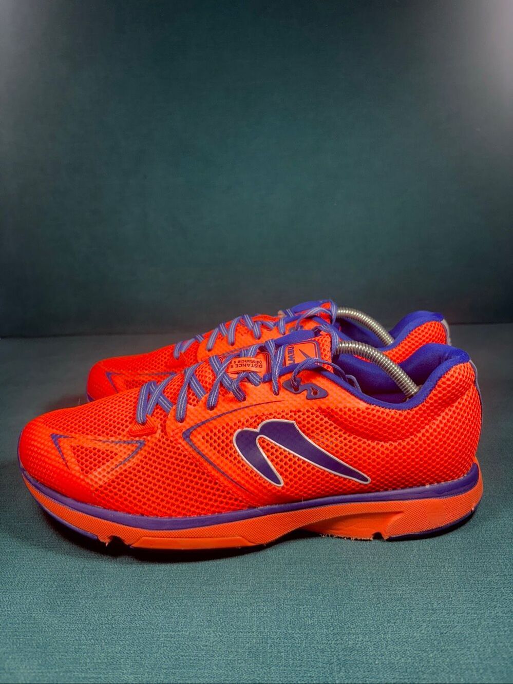 Newton Distance S Mens 11.5 Running Shoes M000722 Orange Purple Speed Trainer